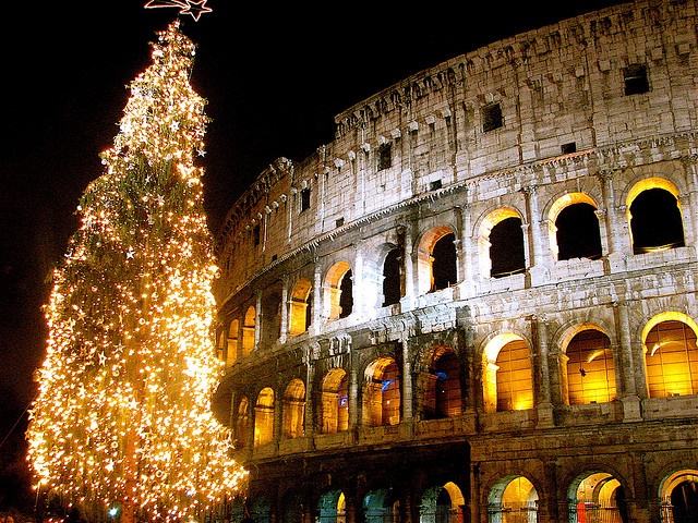 празднование Рождества в Риме