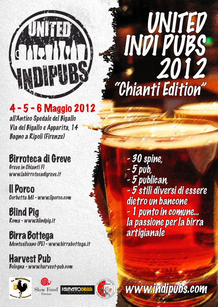 Locandina United Indipubs 2012 "Chianti Edition" a Bagno a Ripoli Firenze