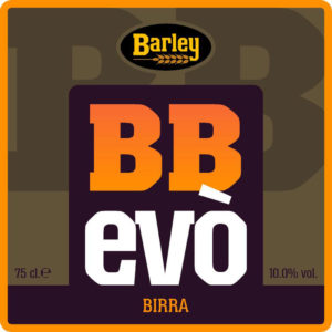 Etichetta di BB Evò del Birrificio Barley