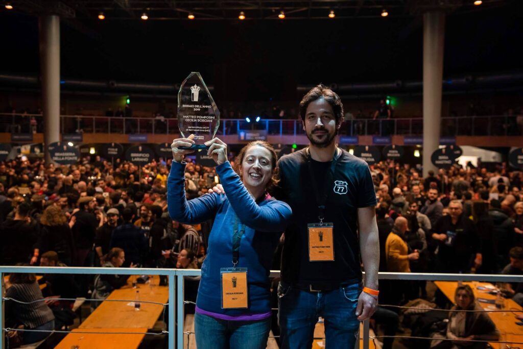 Matteo Pomposini e Cecilia Scisciani vincono il premio Birraio dell'Anno 2019