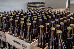 Casse con bottiglie di birra trappista Westvleteren