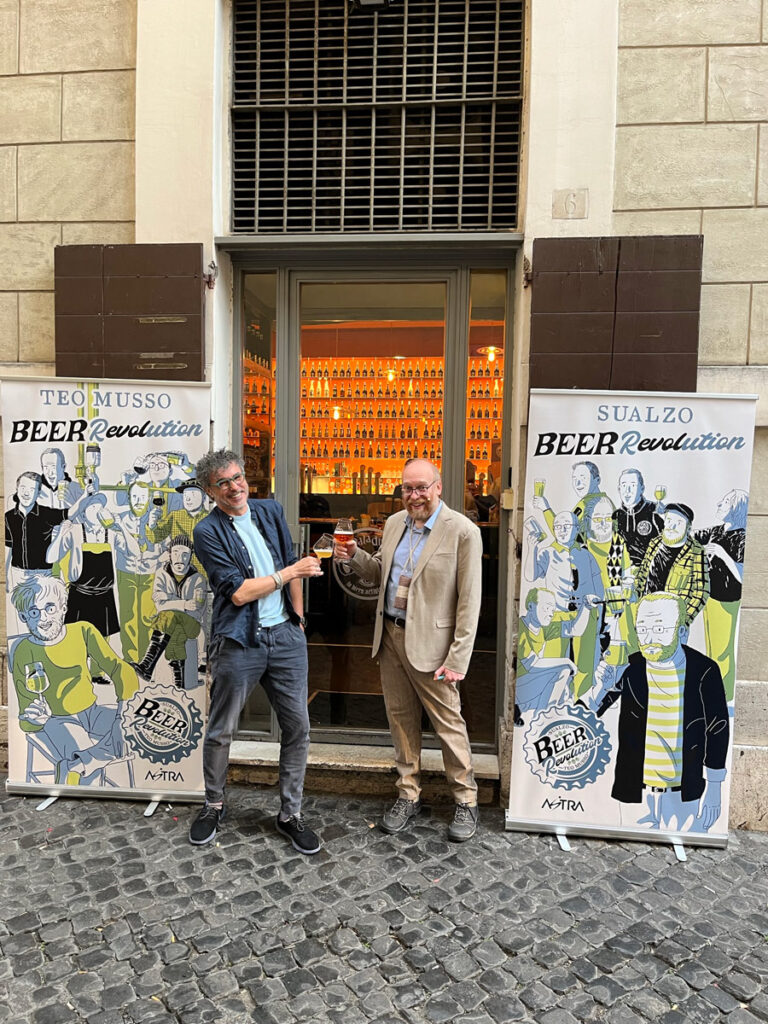 Beer Revolution, presentazione all'Open di Roma: Teo Musso e Sualzo