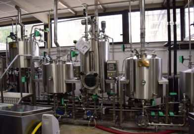 Sala cottura birrificio del CERB, CEntro di Ricerca per l’eccellenza della Birra dell’Università degli Studi di Perugia