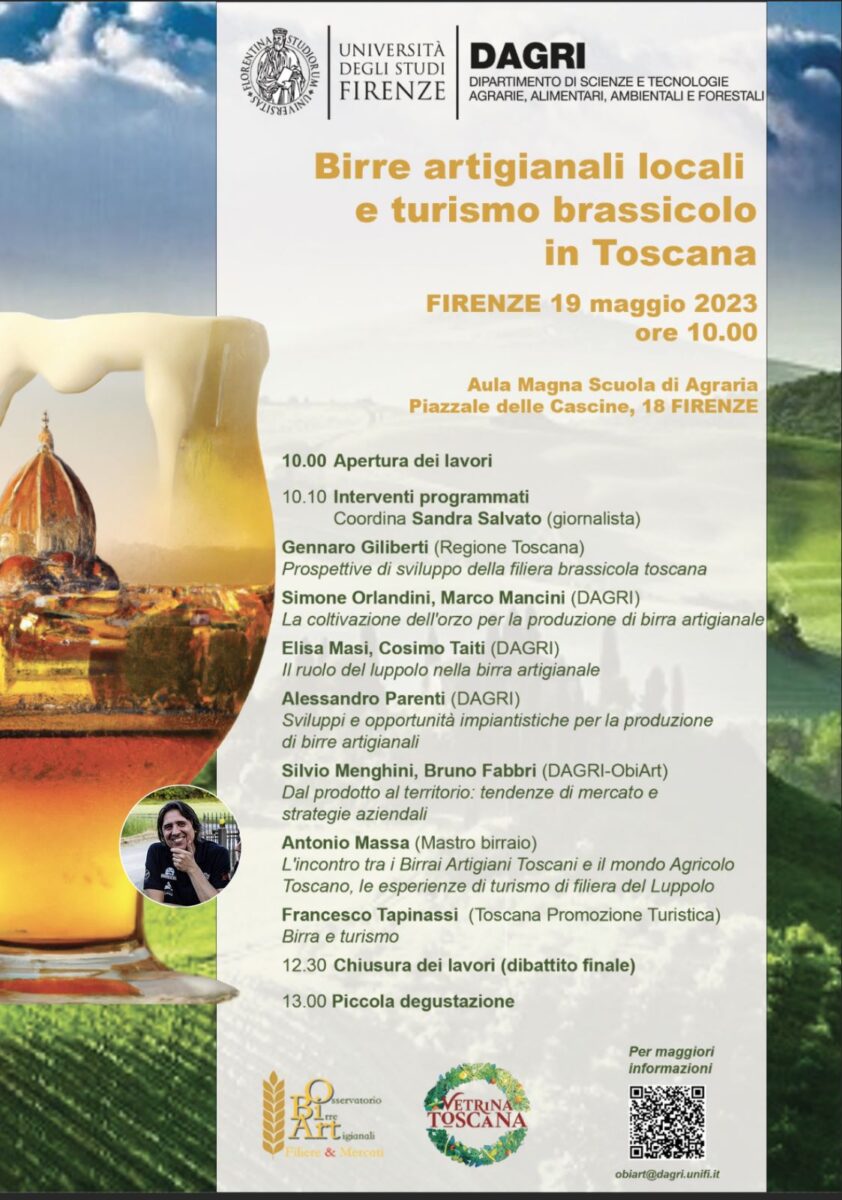 Birre Artigianali locali e turismo brassicolo in Toscana