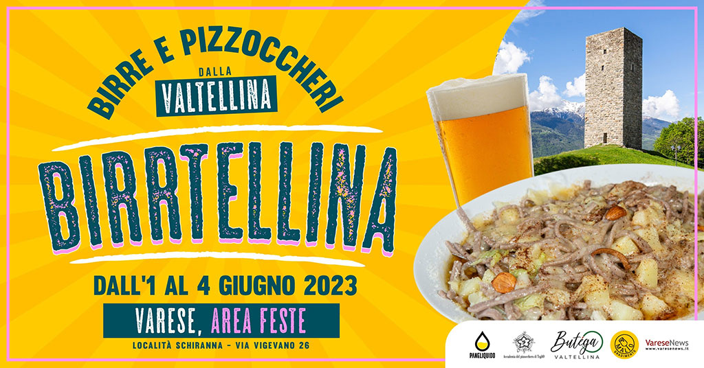 Birrtellina 2023, sagra della birra artigianale della Valtellina fatta dai Valtellinesi! 