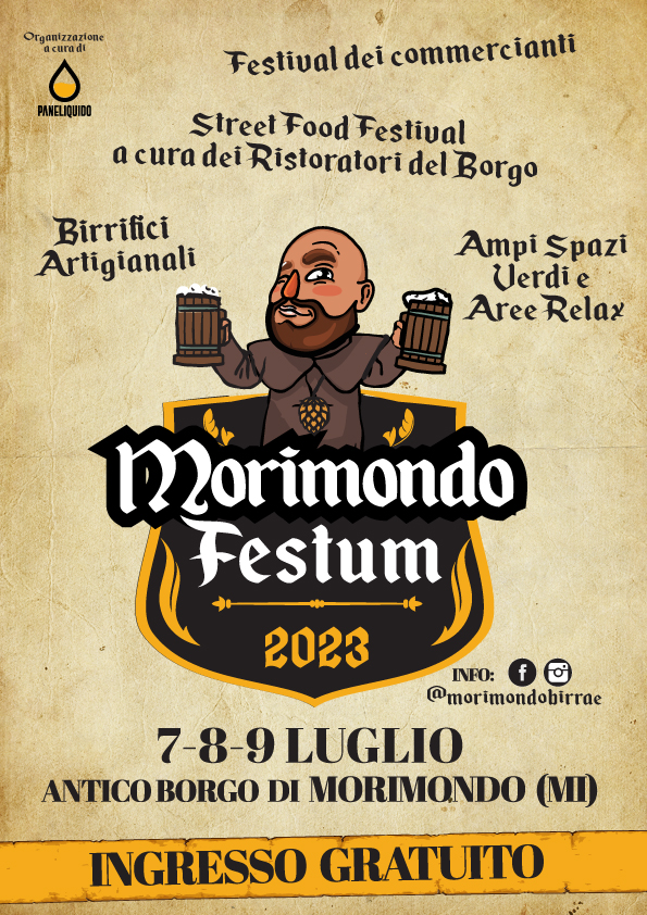 Morimondo Festum 2023 Festival della birra artigianale e del cibo di strada