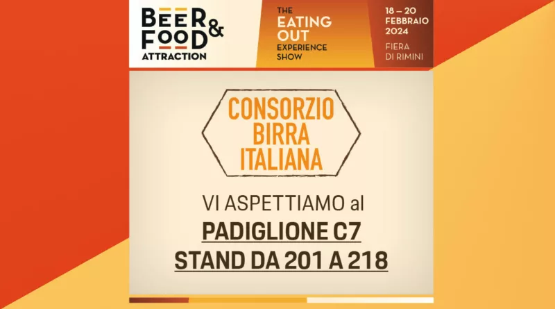 Consorzio Birra Italiana al Beer&Food Attraction 2024 a Rimini