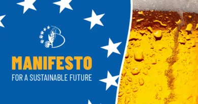 Copertina del Manifesto 2024-2029 sul futuro della birra pubblicato da The Brewers Of Europe